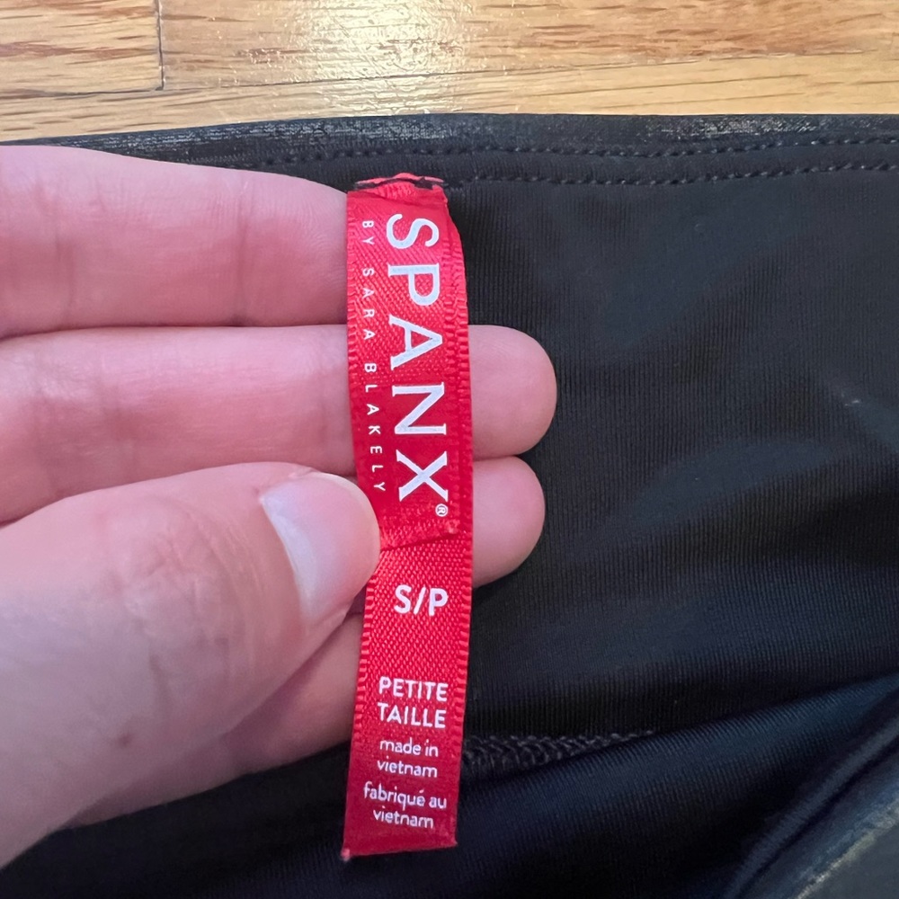Spanx leather leggings